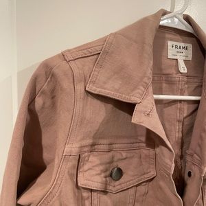 FRAME Denim pink jacket